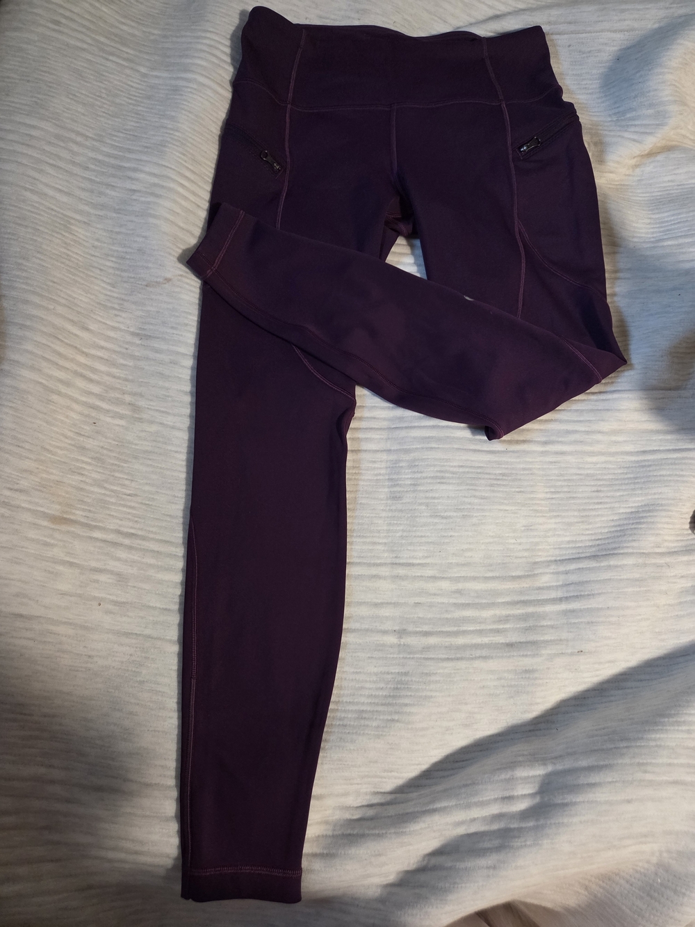 lululemon athletica Purple Mid-Rise Workout Leggings